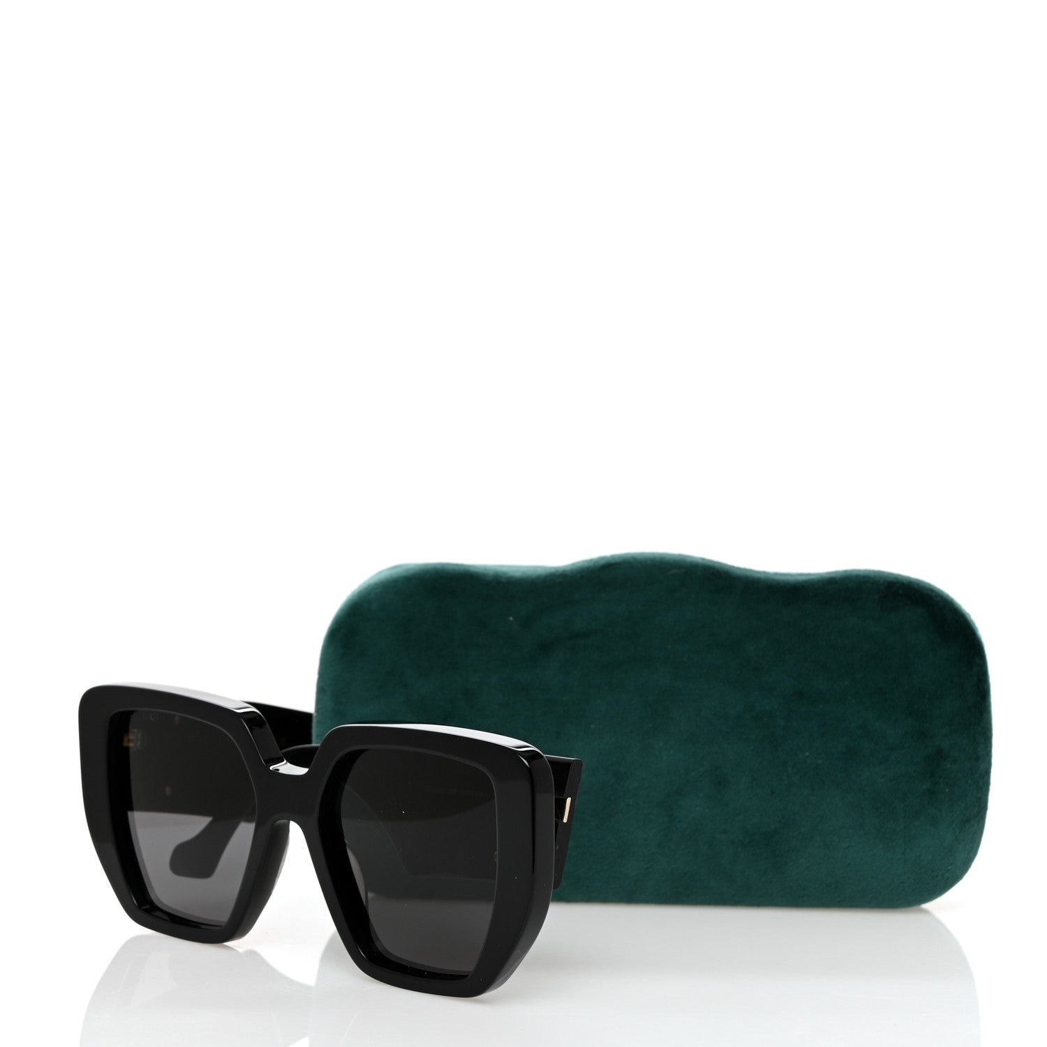 Gucci Acetate Square Frame Sunglasses GG0956S Black 8 of 8
