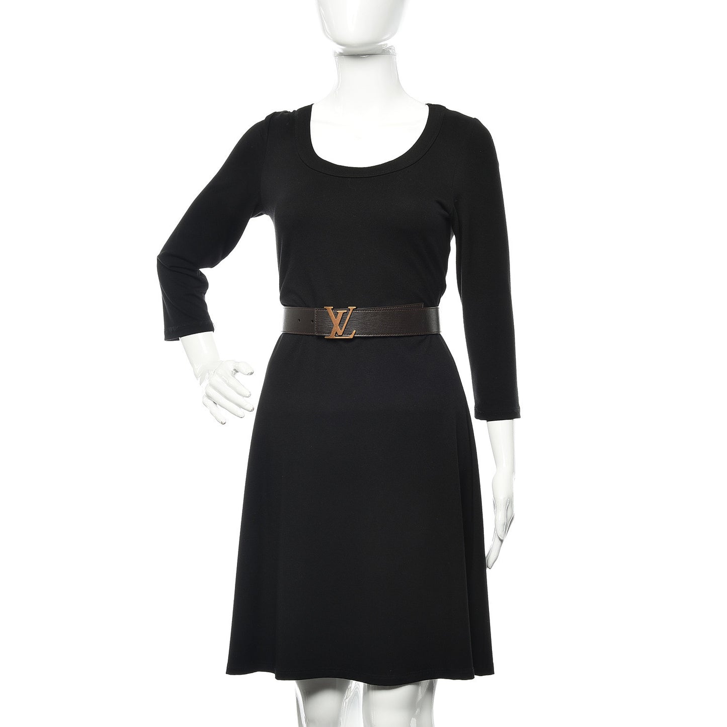 Utah LV Initiales 40mm Belt 85 34 Coffee