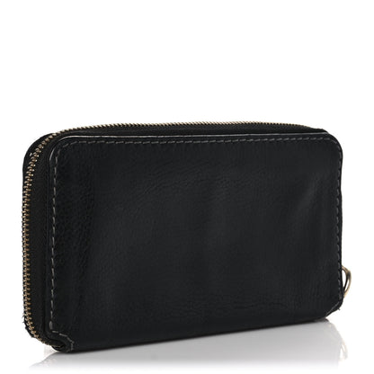 Chloe Grained Calfskin Marcie Long Zip Around Wallet Black 3 of 11