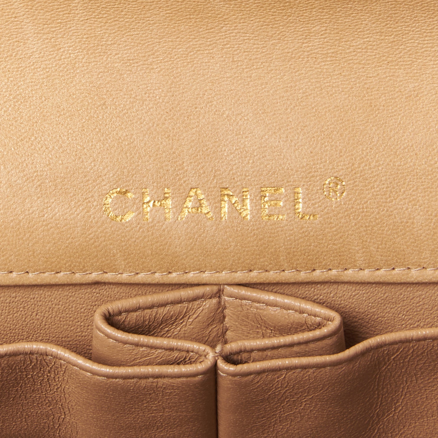 Chanel Lambskin East West Chocolate Bar Flap Beige 8 of 9