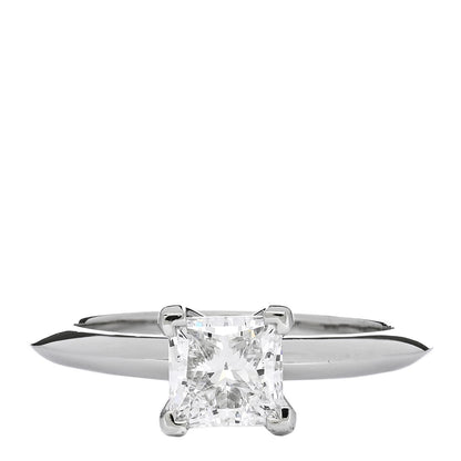 Tiffany Platinum Diamond 1.02ct Solitaire Engagement Ring 51 5.75 1 of 6
