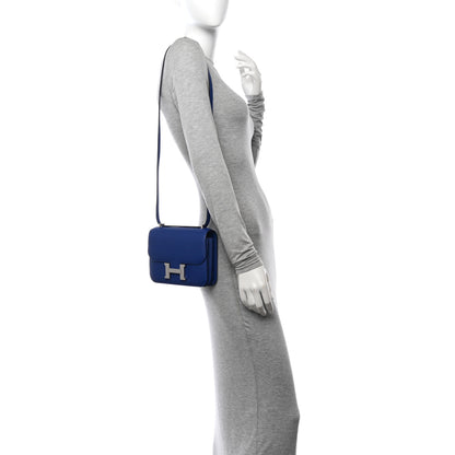 Hermes Epsom Constance 18 Bleu Electrique 2 of 14