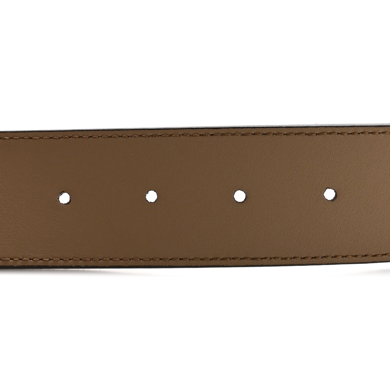 Gucci GG Supreme Monogram Suede Dionysus 40mm Belt 90 36 Beige Taupe 4 of 7