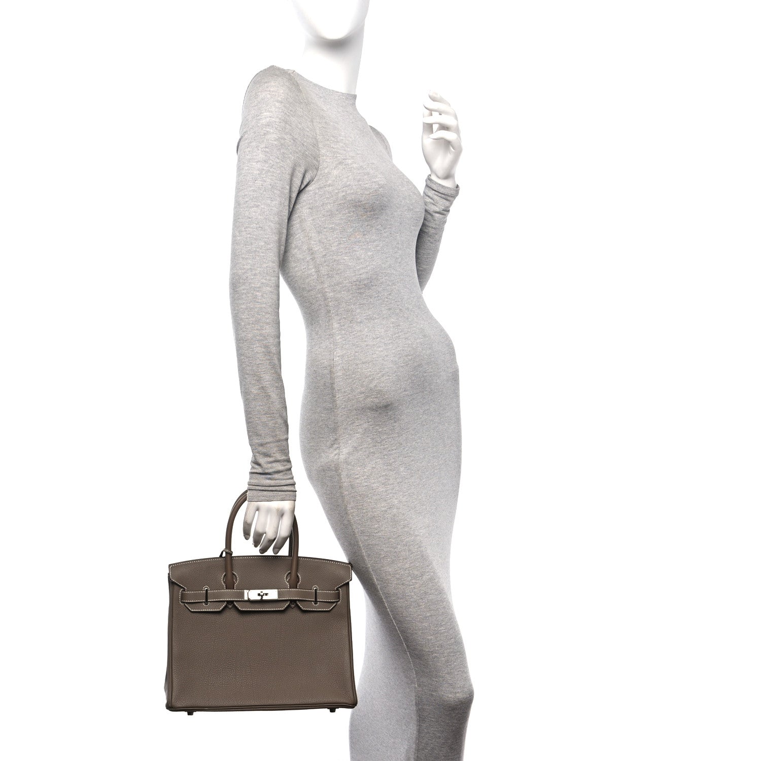 Hermes Togo Birkin 30 Etoupe 2 of 11