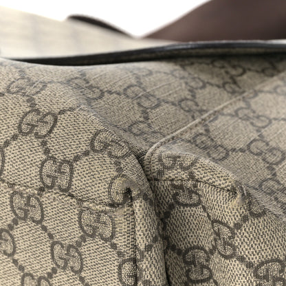 Gucci GG Plus Monogram Messenger Diaper Bag Dark Brown 10 of 12