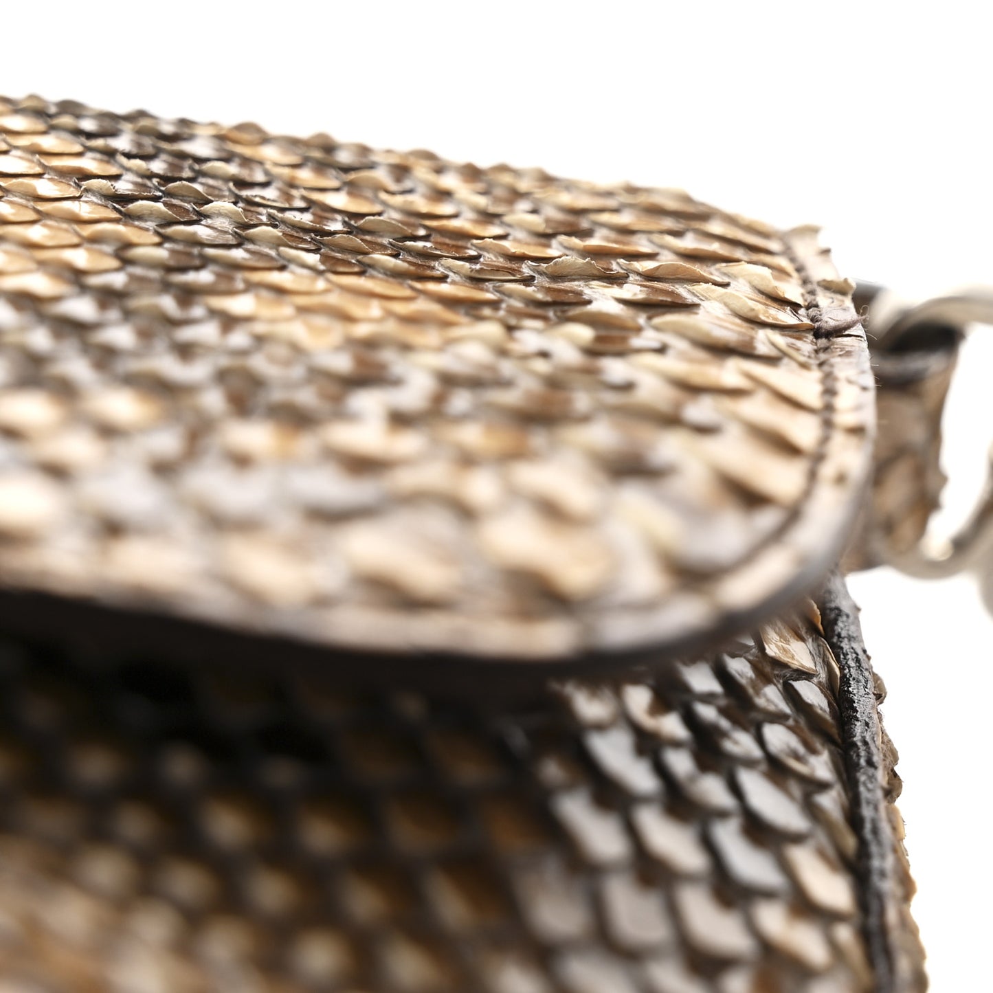 Snakeskin Trend Shoulder Bag Camello