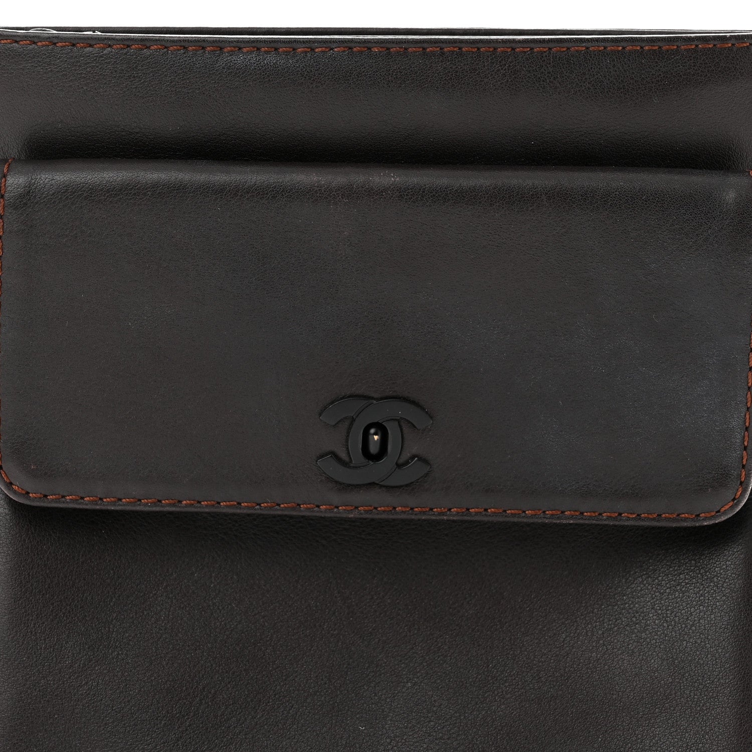 Chanel Lambskin Flap Waist Belt Bag 80 32 Brown 8 of 11