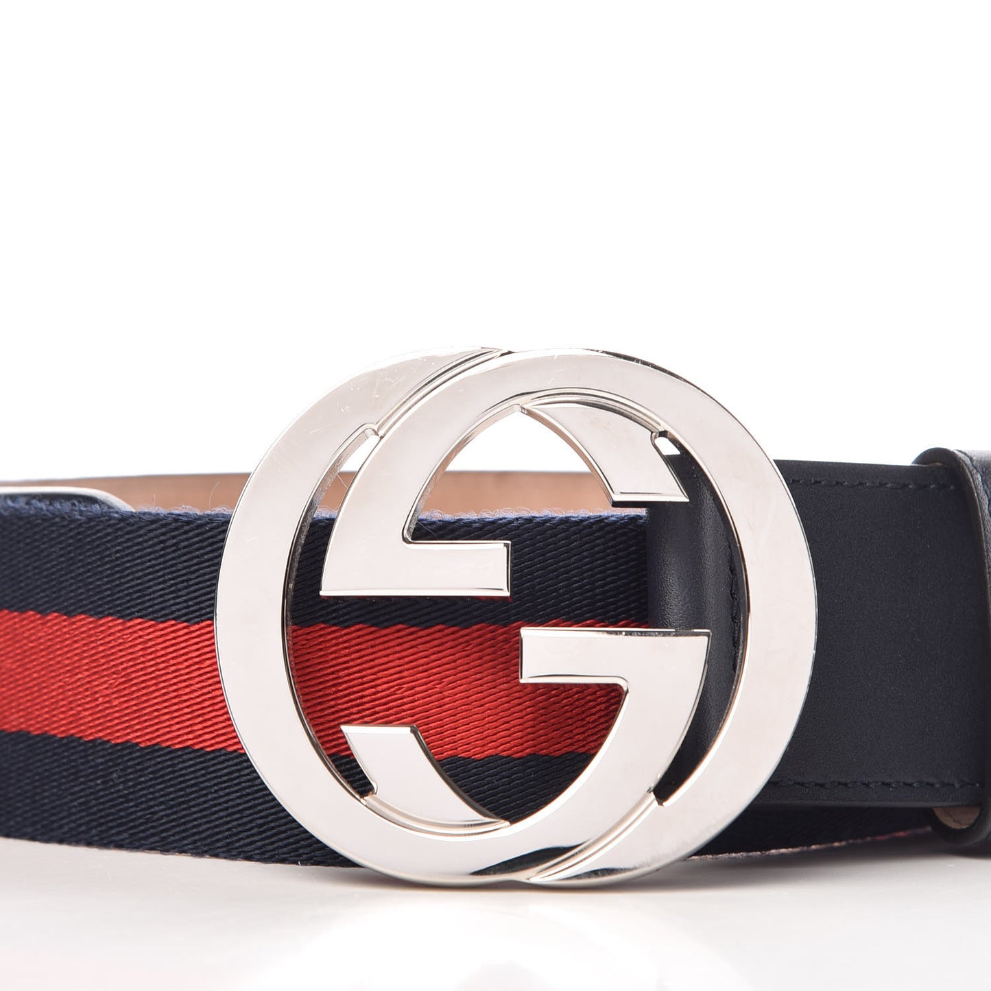 Canvas Web Interlocking G Belt 85 34 Navy