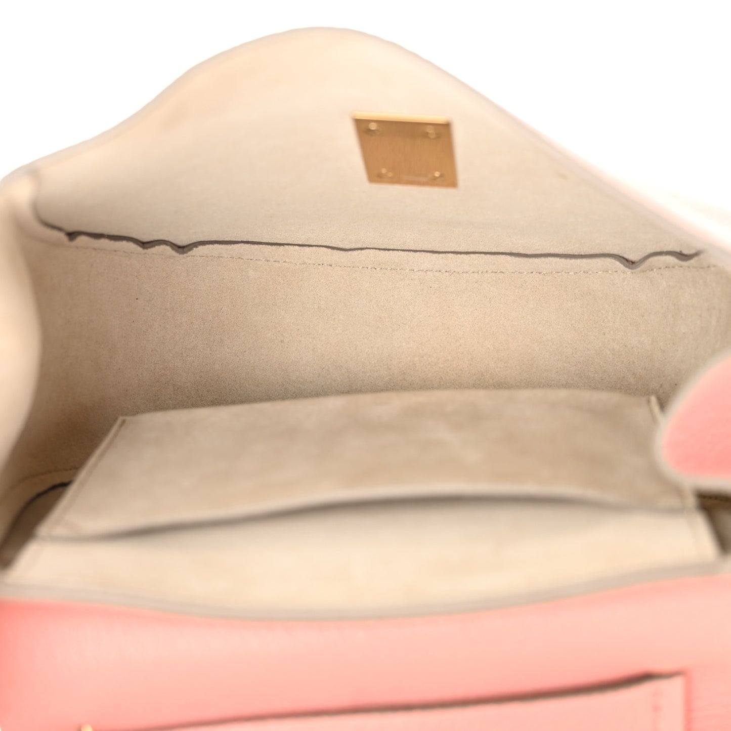 Grained Lambskin Drew Shoulder Bag Misty Rose