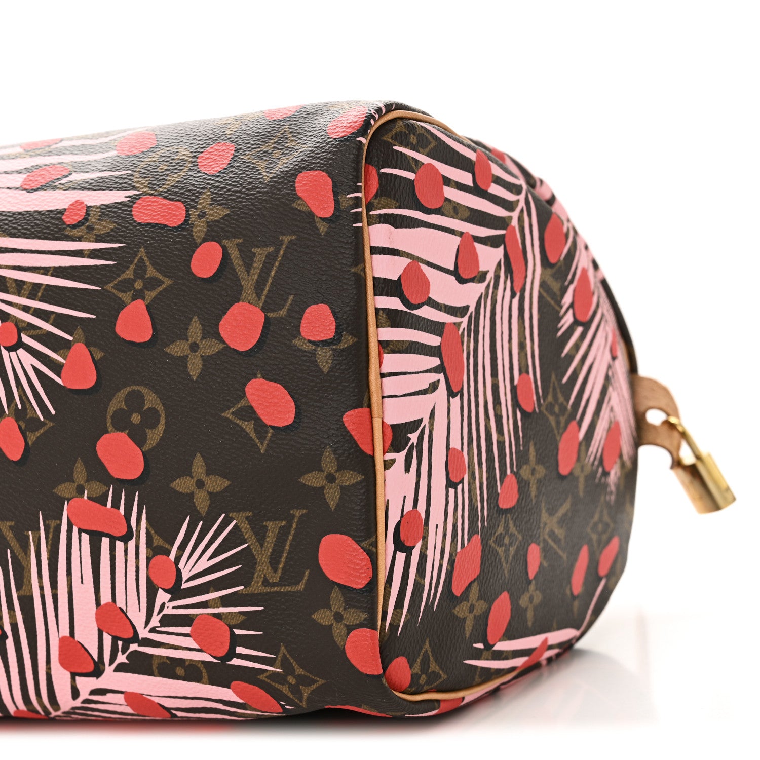 Louis Vuitton Monogram Jungle Dots Speedy 30 Sugar Pink Poppy 10 of 10