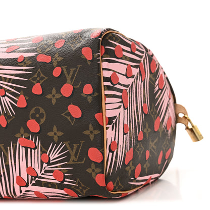 Louis Vuitton Monogram Jungle Dots Speedy 30 Sugar Pink Poppy 10 of 10