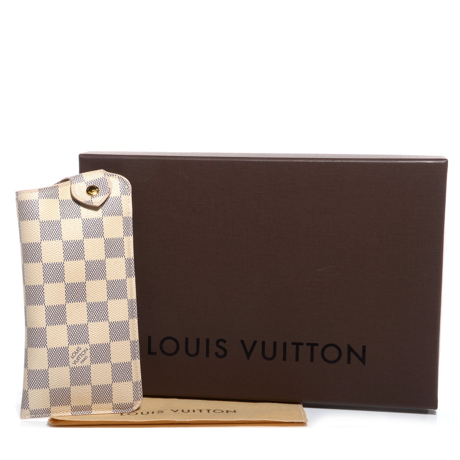 Louis Vuitton Damier Azur Sunglasses Case MM 5 of 7