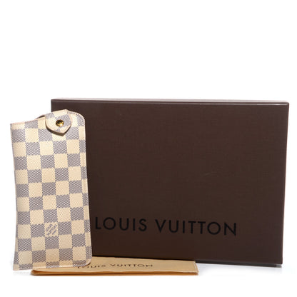 Louis Vuitton Damier Azur Sunglasses Case MM 5 of 7