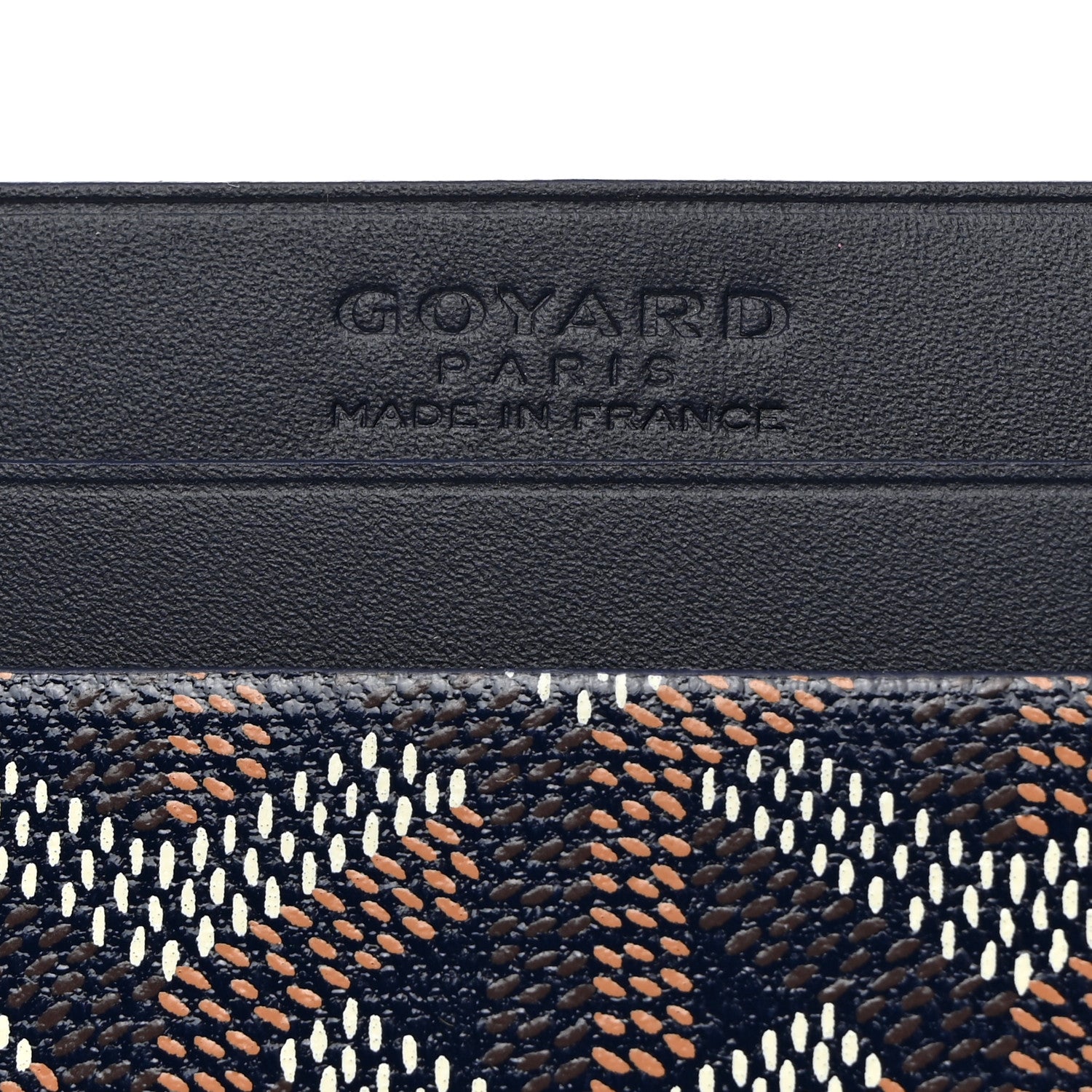 Goyard Goyardine Saint Sulpice Card Holder Navy 6 of 7