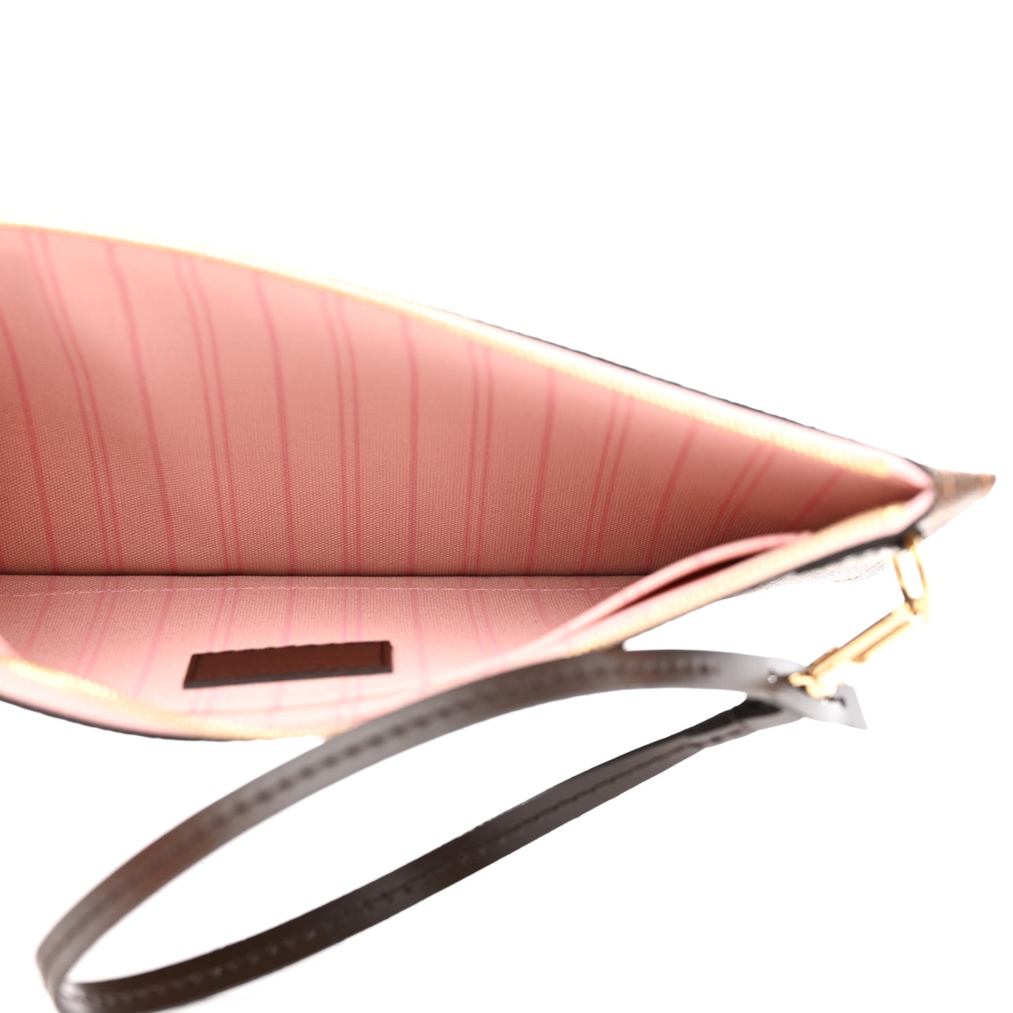 Damier Ebene Neverfull MM GM Pochette Rose Ballerine
