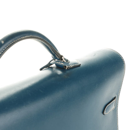 Hermes Box Kelly Depeche 38 Bleu Thalassa 23 of 34