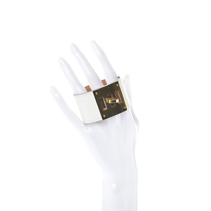 Hermes Swift Kelly Dog Bracelet T2 White 2 of 6