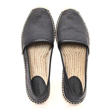 Gucci Monogram Espadrilles 40 Black 2 of 11