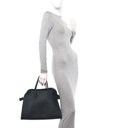 The Row Matte Grained Calfskin Soft Margaux 15 Black 2 of 9