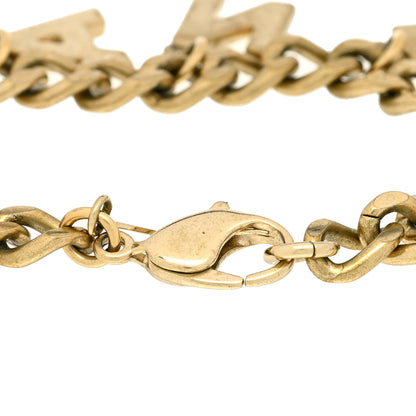 Chanel CC Logo Charms Bracelet Gold 3 of 4