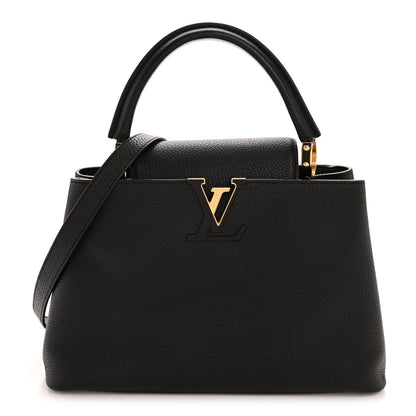 Louis Vuitton Taurillon Capucines PM Black 1 of 14