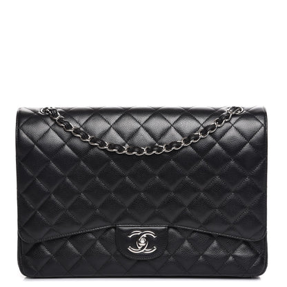 Chanel Caviar Quilted Maxi Double Flap Black 1 of 7