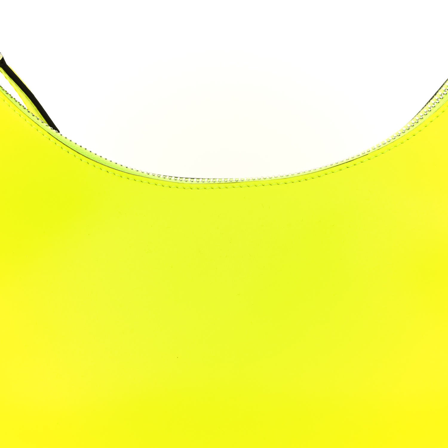 Fendi Vitello Grace Matte Small Fendigraphy Hobo Bag Neon Yellow 8 of 10