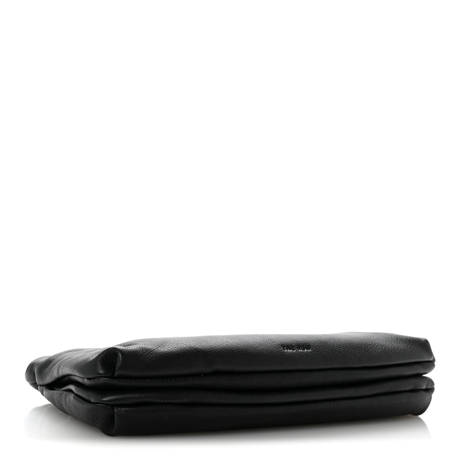 The Row Grained Calfskin Bourse Clutch  Black 4 of 10