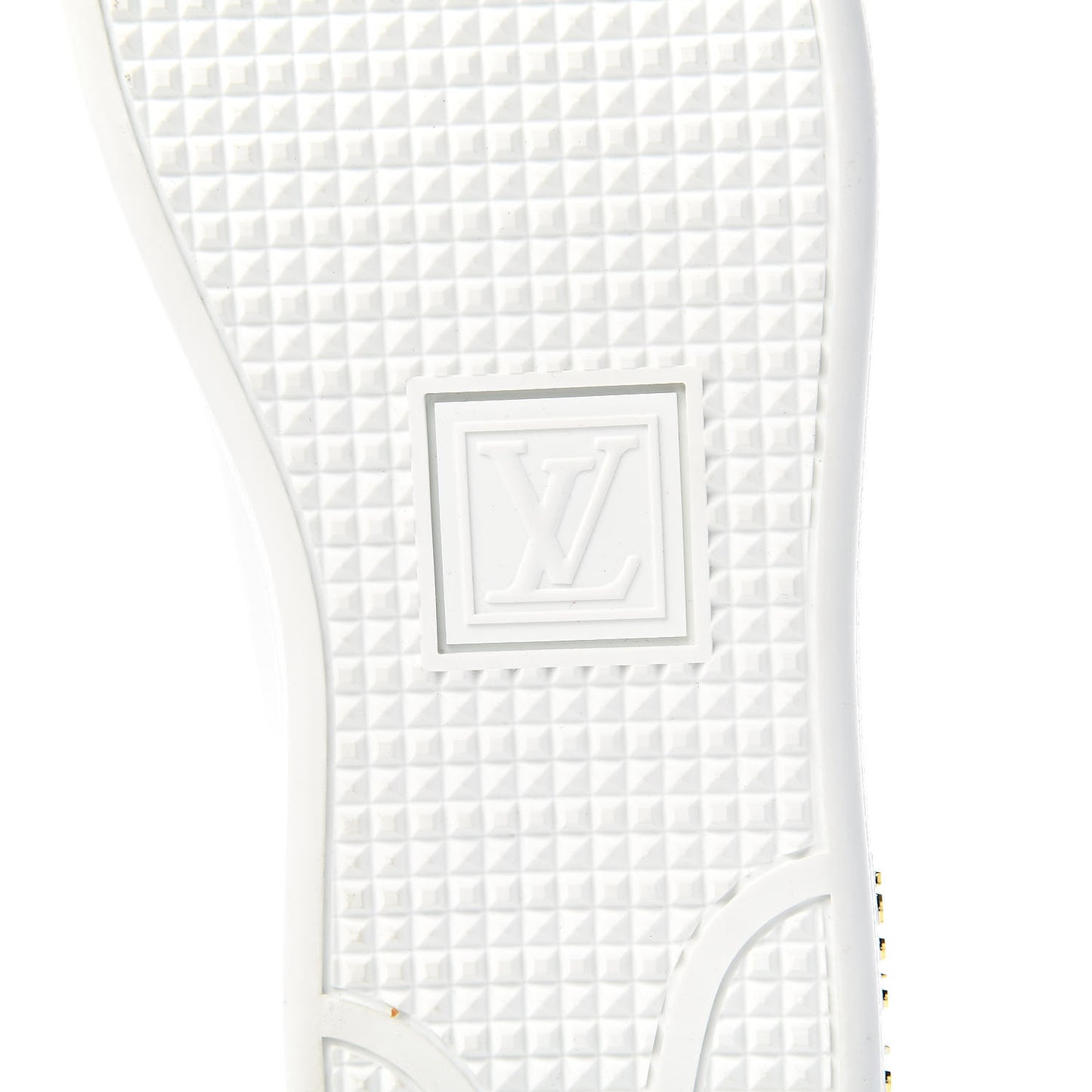 Calfskin Floral Frontrow Sneakers 40 White