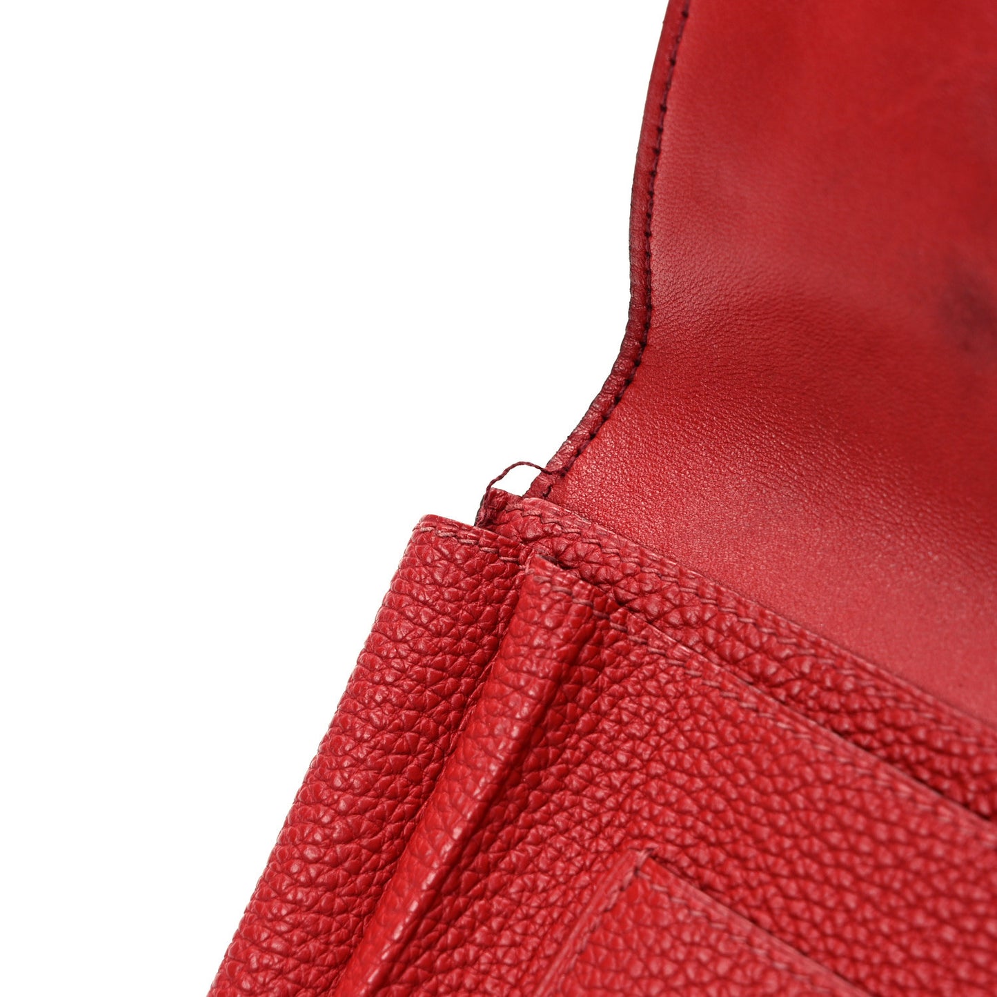 Togo Dogon Duo Wallet Rouge Casaque
