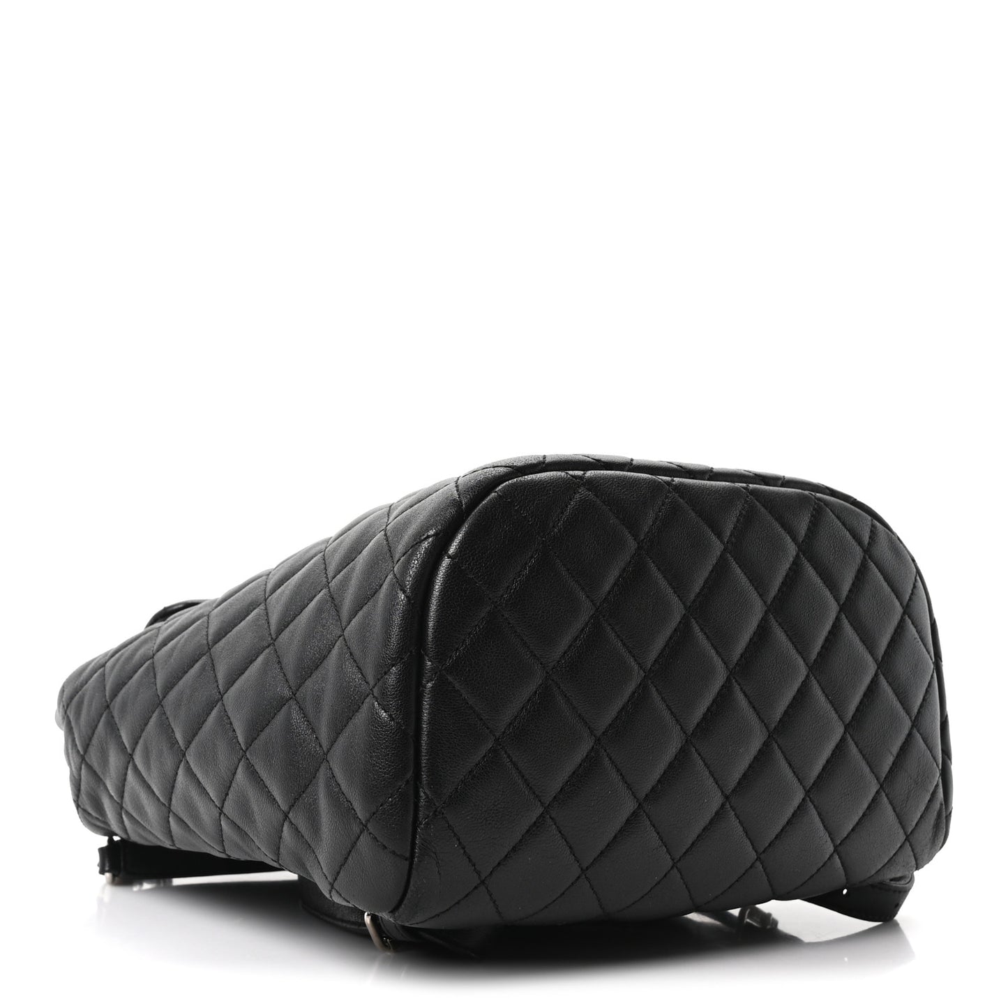 Calfskin Quilted Small Urban Spirit Backpack Black