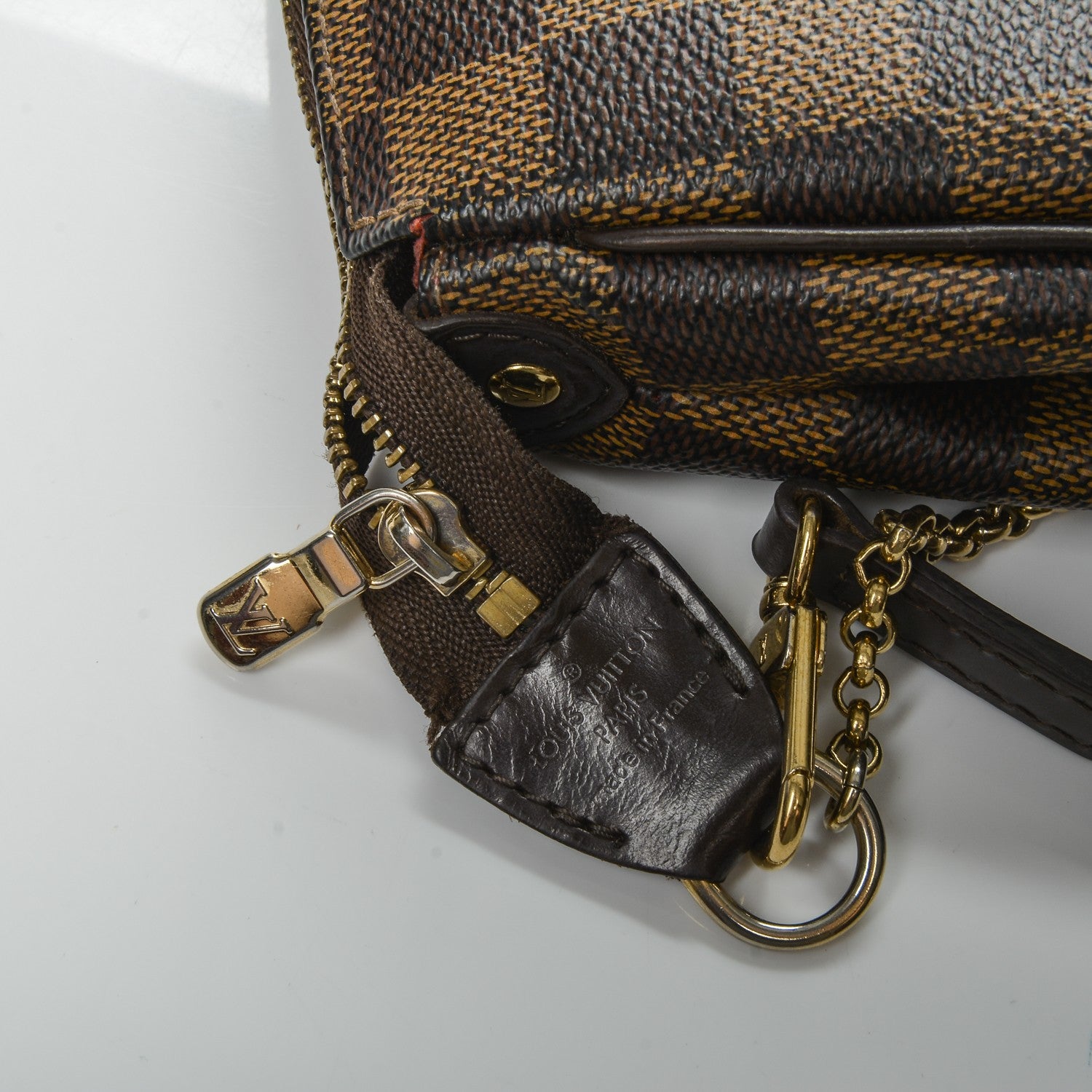 Louis Vuitton Damier Ebene Eva Clutch 7 of 8