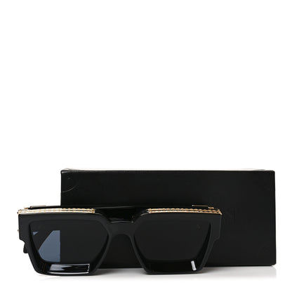 Louis Vuitton Acetate 1.1 Millionaires Sunglasses Z1165W Black 7 of 7
