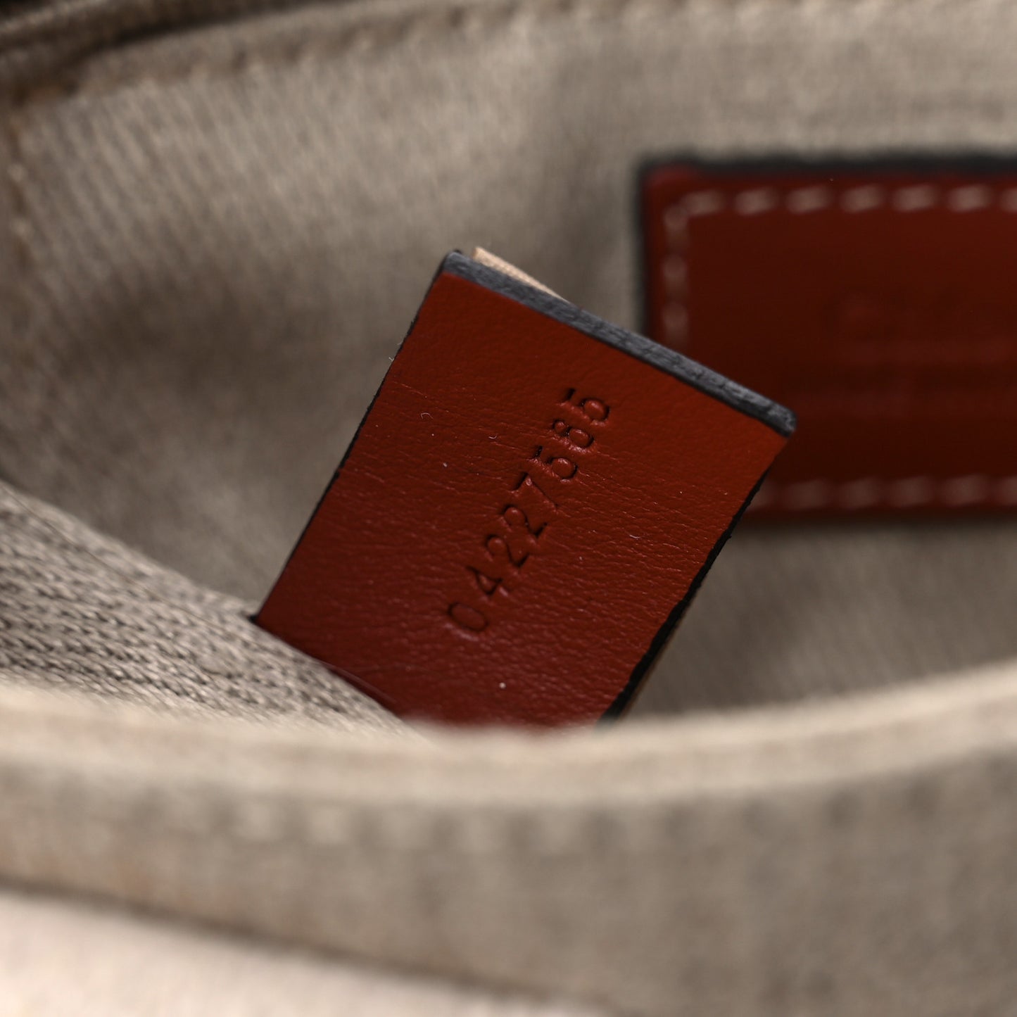 Cotton Calfskin Mini Woody Ribbon Tote White Brown