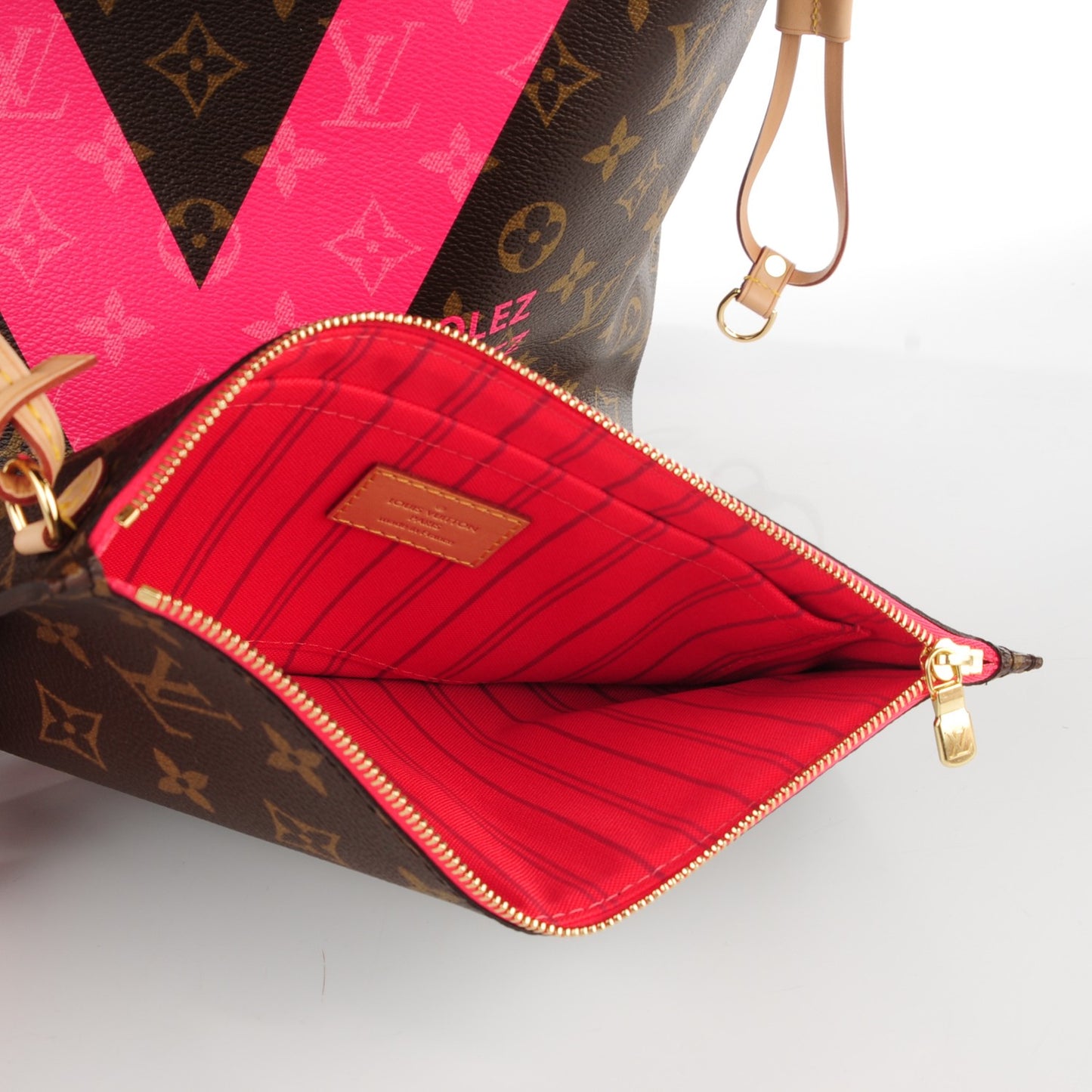 Monogram V Neverfull MM Grenade