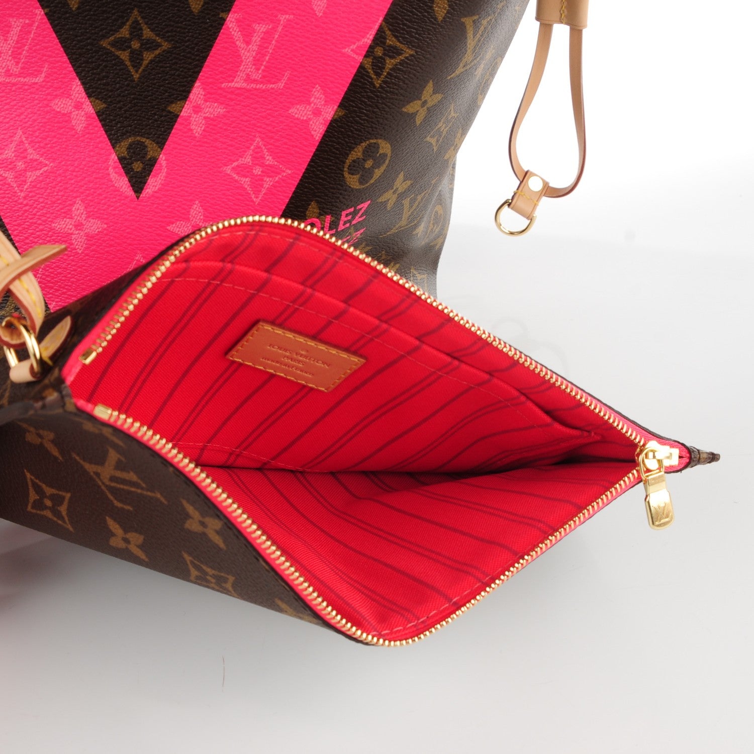 Louis Vuitton Monogram V Neverfull MM Grenade 8 of 8