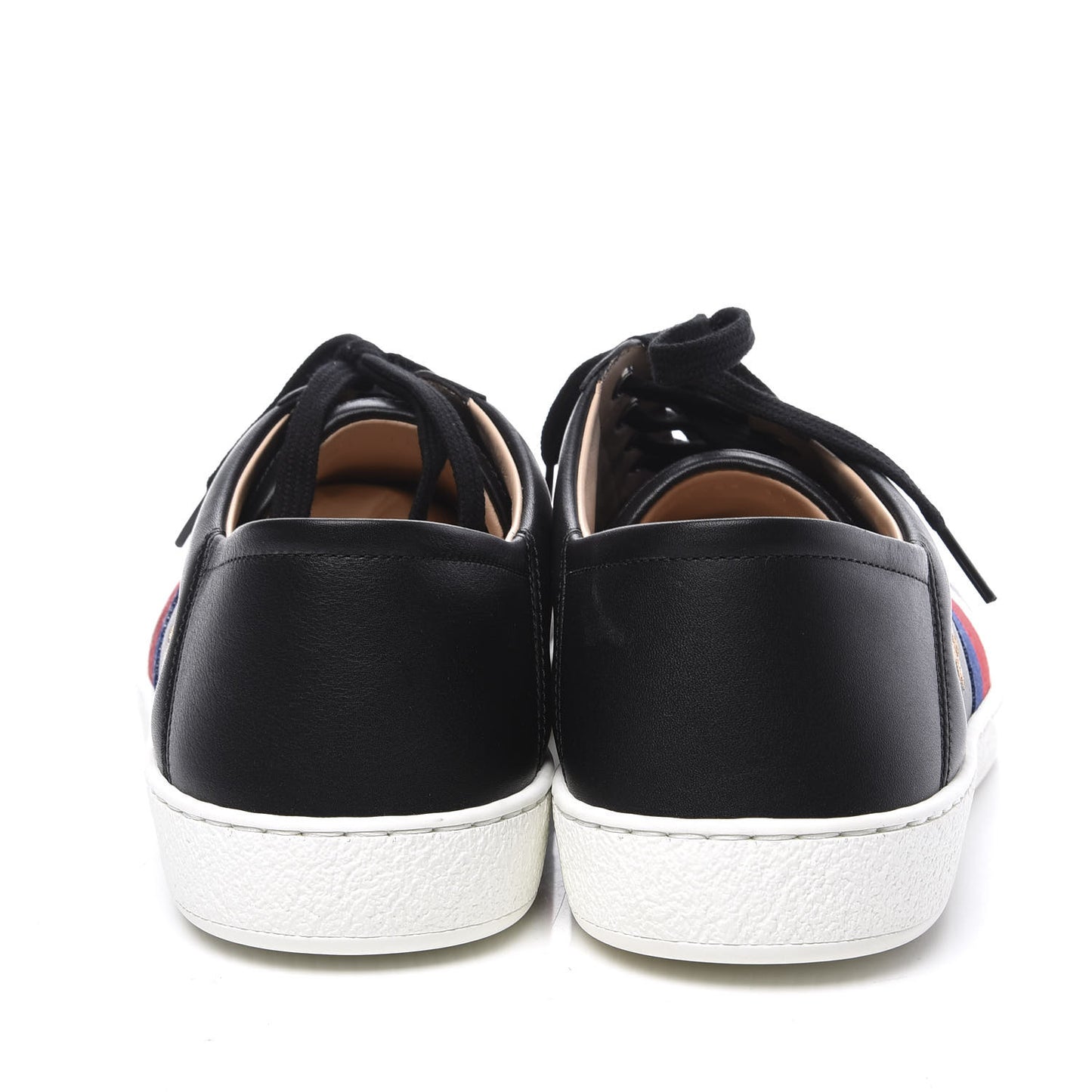 Calfskin Bee Star Embroidered Mens Sylvie Web Ace Sneakers 11 Black