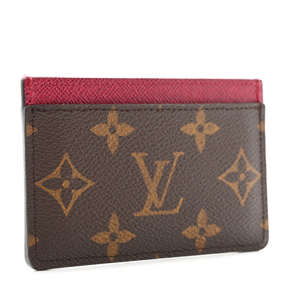 Louis Vuitton Monogram Card Holder Fuchsia 3 of 7