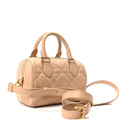 Christian Dior Calfskin Macrocannage Groove 20 Bag Biscuit 3 of 11