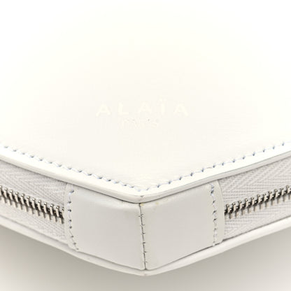 Alaia Lux Calfskin Le Coeur Bag Lacquer Optic White 8 of 8