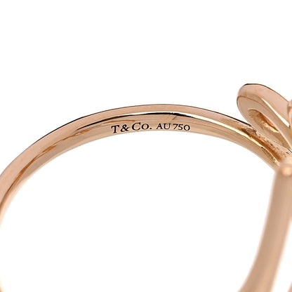 Tiffany 18K Rose Gold Paloma's Graffiti Love Ring 54 7 5 of 6