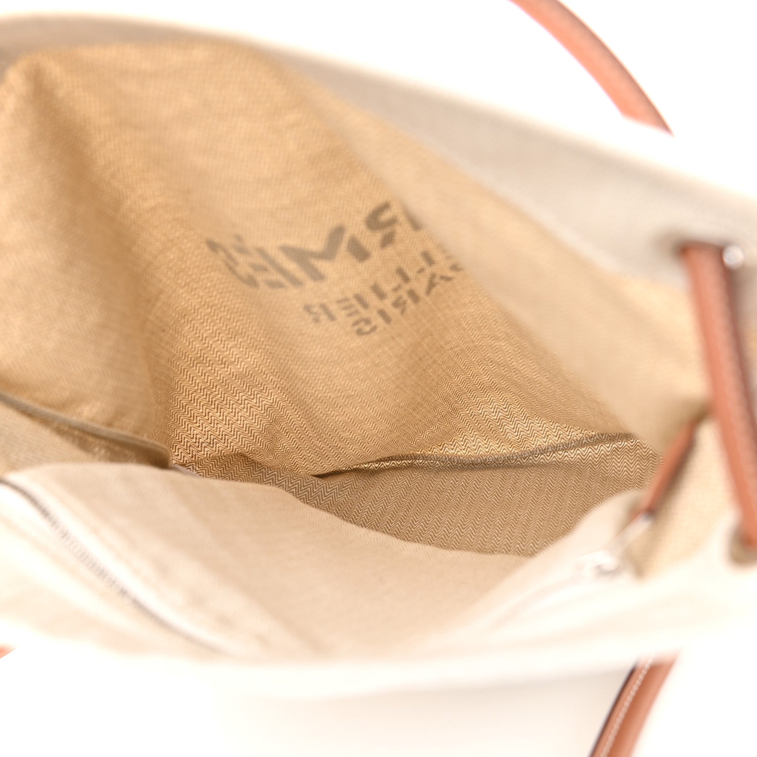 Hermes Toile Swift Maline Bag Gold Craie 5 of 10