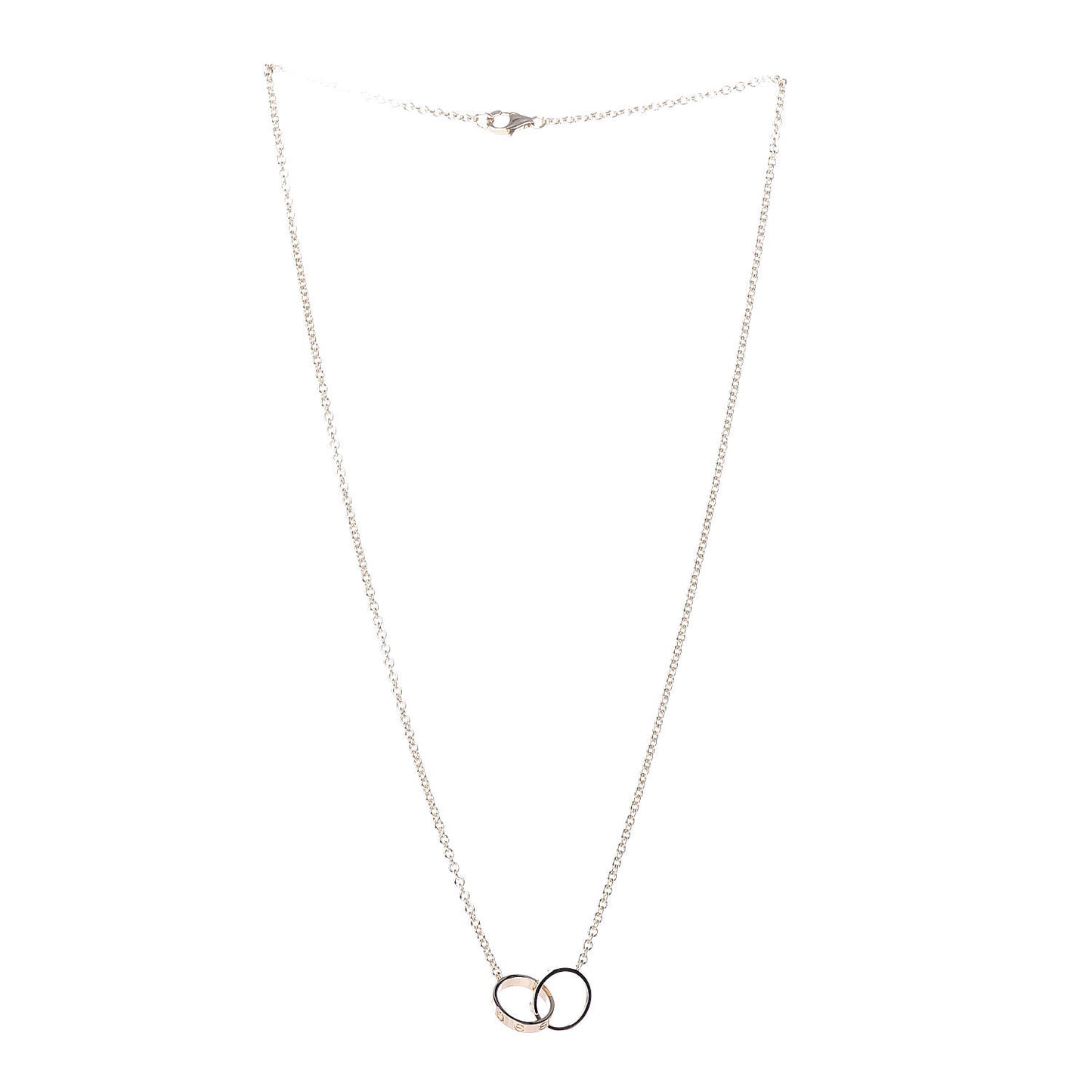 18K Yellow Gold Interlocking LOVE Necklace