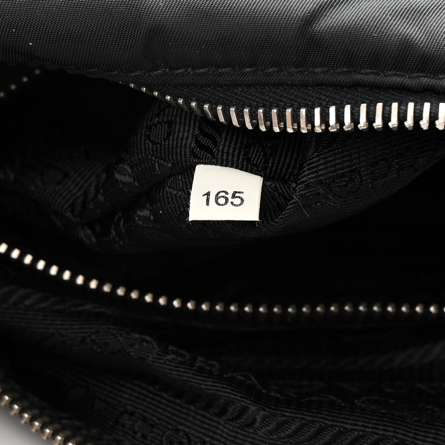 Prada Tessuto Nylon Saffiano Sacca Shoulder Bag Black 7 of 11