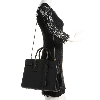 Saint Laurent Calfskin Small Sac De Jour Black 2 of 6
