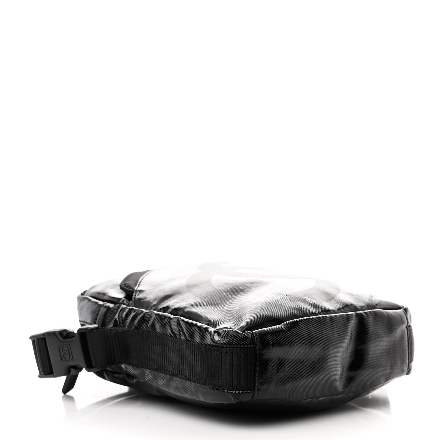Chanel Coated Canvas Sport Crossbody Black 4 of 12