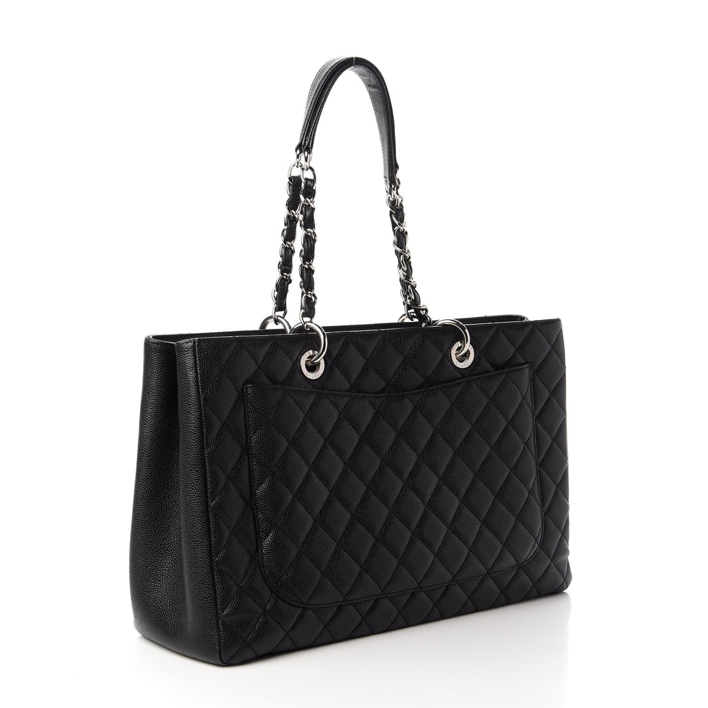 Caviar Quilted XL Grand Shopping Tote GST Black