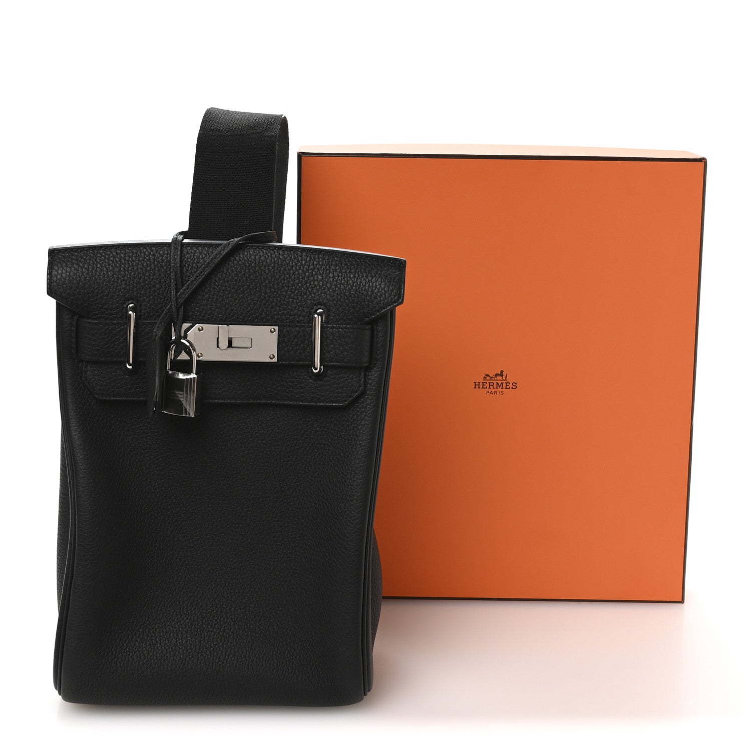 Hermes Togo Hac A Dos PM Backpack Black 10 of 10