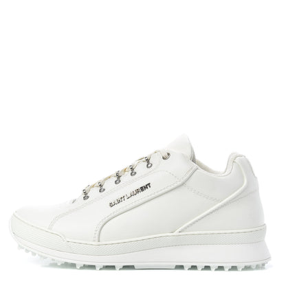 Saint Laurent Calfskin Jump Low Top Sneakers 41 Optic White 1 of 8