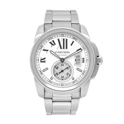 Cartier Stainless Steel 42mm Calibre de Cartier Automatic Watch 1 of 5